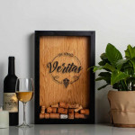 Копилка для винных пробок Бери-Дари "In vino veritas", черная