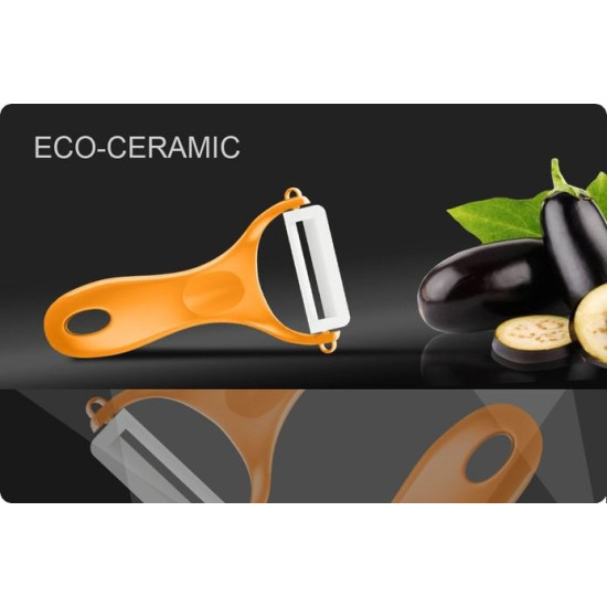 Овощечистка керамическая Samura Eco-ceramic оранжевая (SCP-100ORG) Овощечистка керамическая Samura Eco-ceramic оранжевая (SCP-100ORG)