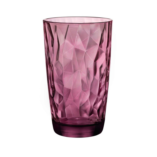 Склянка Bormioli Rocco DIAMOND Rock Purple, 470 мл.