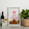 Копилка для винных пробок Бери-Дари "Wine princess", белая