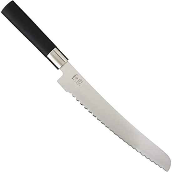 Нож кухонный для хлеба, KAI Wasabi, 230 мм. (6723B)