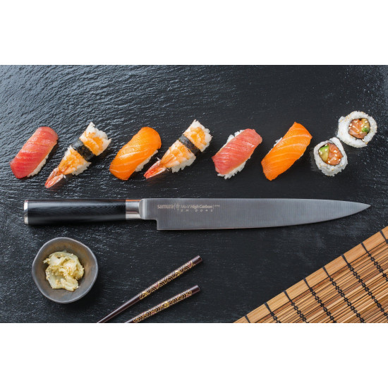 Нож-слайсер Samura Mo-V, 230 мм., black (SM-0045) Нож-слайсер Samura Mo-V, 230 мм., black (SM-0045)
