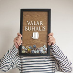 Копилка для пивных крышек Бери-Дари "Valar buhalis", черная Копилка для пивных крышек Бери-Дари "Valar buhalis", черная