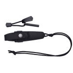 Нож Morakniv Eldris Black, нержавеющая сталь, шнурок, огниво (12629)