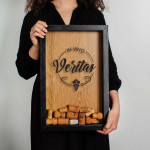 Копилка для винных пробок Бери-Дари "In vino veritas", черная