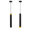 Подвесной светильник MSK Electric трубка (NL 4022 BK+GD)