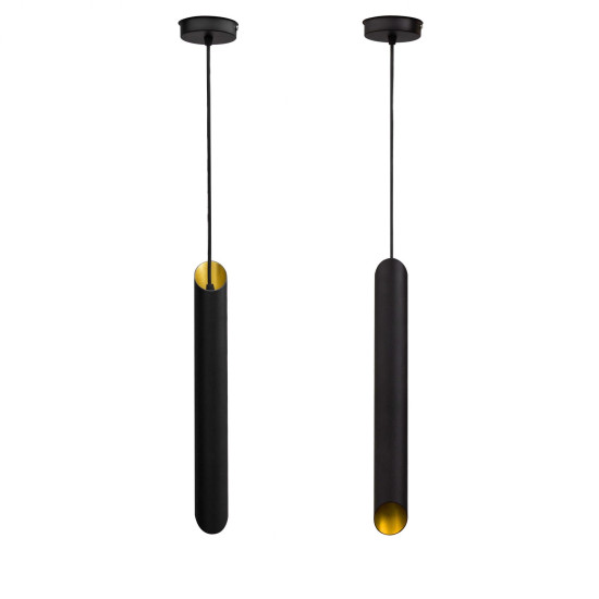 Подвесной светильник MSK Electric трубка (NL 4022 BK+GD) Подвесной светильник MSK Electric трубка (NL 4022 BK+GD)