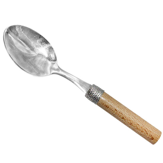 Ложка десертная MAZHURA BEECH WOOD 18/10, 17 см. Ложка десертная MAZHURA BEECH WOOD 18/10, 17 см.