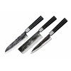 Набор из 3-х кухонных ножей (универсальный, Накири, Сантоку) Samura Super 5 (SP5-0220)