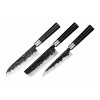 Набір з 3-х ножів (універсальний, Накірі, Сантоку) Samura Blacksmith (SBL-0220)