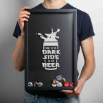 Копилка для пивных крышек Бери-Дари "Come to the dark side of the beer", черная/черная
