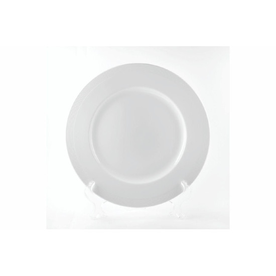 Тарелка фарфоровая Maestro White Linen, 275 мм. (MR-10001-04) Тарелка фарфоровая Maestro White Linen, 275 мм. (MR-10001-04)