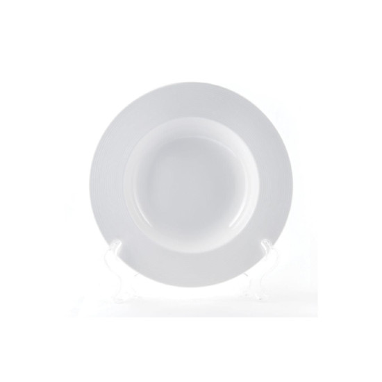 Тарелка фарфоровая Maestro White Linen, 230 мм. (MR-10001-03) Тарелка фарфоровая Maestro White Linen, 230 мм. (MR-10001-03)