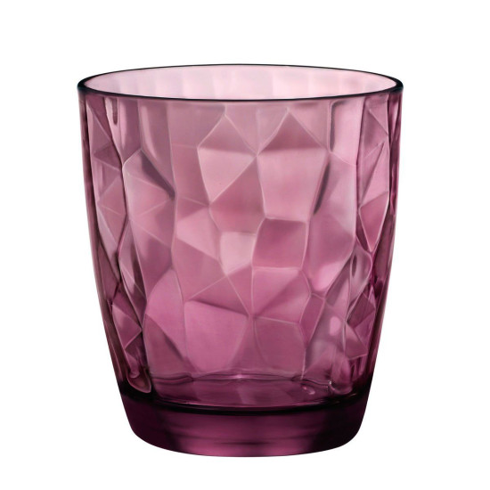 Стакан низкий Bormioli Rocco DIAMOND ROCK PURPLE, 390 мл. Стакан низкий Bormioli Rocco DIAMOND ROCK PURPLE, 390 мл.