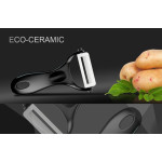 Овощечистка керамическая Samura Eco-ceramic черная (SCP-100BL)