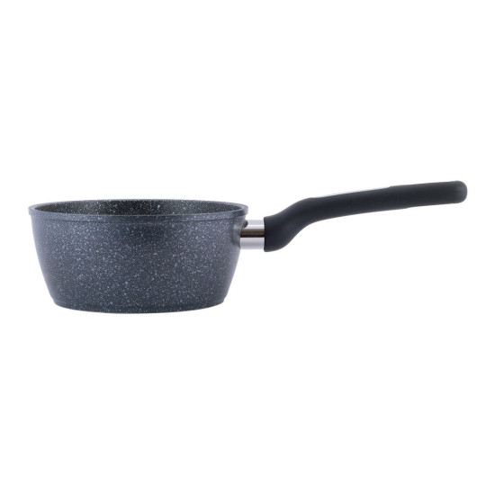 Ківш антипригарний Kamille Ilag Black Marble, 160 мм, 1,2 л.