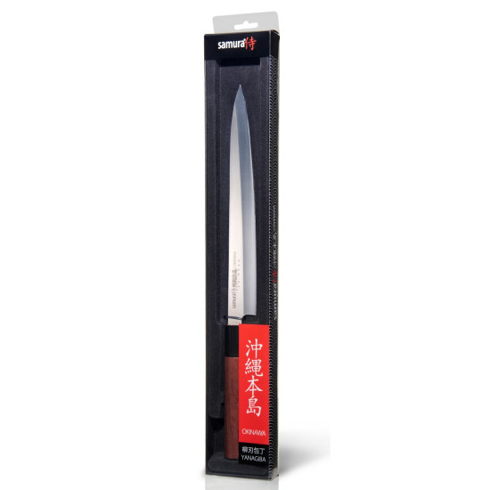 Нож кухонный Samura Okinawa Янагиба, 240 мм. (SO-0110)