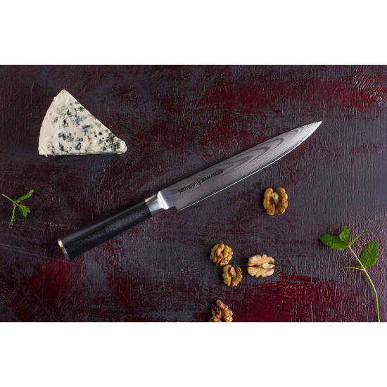 Нож для тонкой нарезки Samura Damascus, 200 мм. (SD-0045)