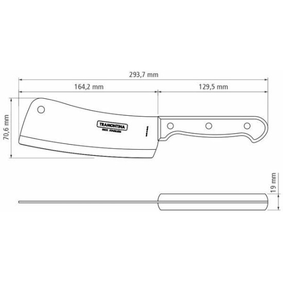 Топорик для мяса Tramontina Polywood, 150 мм. (21134/176) Топорик для мяса Tramontina Polywood, 150 мм. (21134/176)