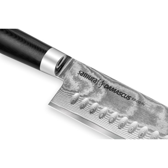 Нож кухонный Samura Damascus Сантоку, 180 мм. (SD-0094) Нож кухонный Samura Damascus Сантоку, 180 мм. (SD-0094)