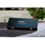Набор из 3-х кухонных ножей (овощной, универсальный, шеф) SAMURA Mo-V (SM-0220) Набор из 3-х кухонных ножей (овощной, универсальный, шеф) SAMURA Mo-V (SM-0220)