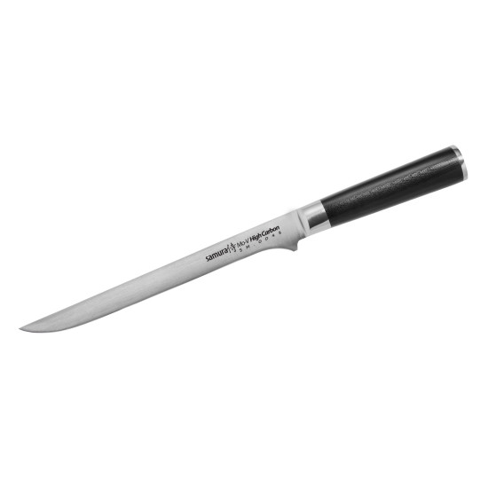 Нож филейный Samura Mo-V, 218 мм., black (SM-0048)