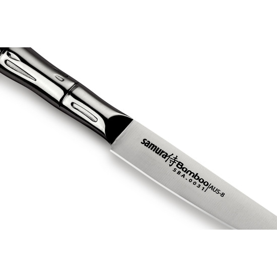Нож стейковый Samura Bamboo, 110 мм. (SBA-0031) Нож стейковый Samura Bamboo, 110 мм. (SBA-0031)