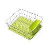 Сушилка для посуды Kamille, 430 x 330 x 135 мм., зеленая (0763A)