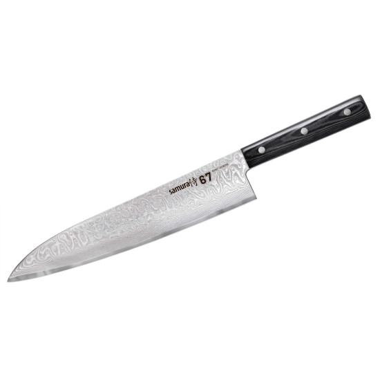 Нож Samura Damascus 67 Гранд Шеф, 240 мм. (SD67-0087M)
