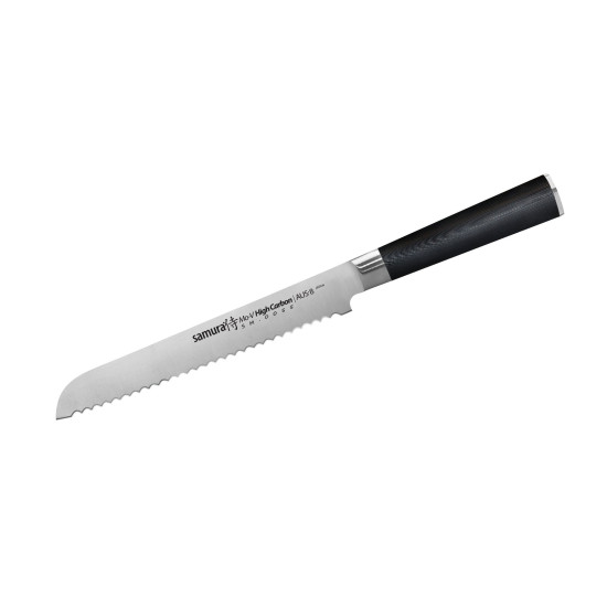 Нож для хлеба Samura Mo-V, 230 мм., black (SM-0055)