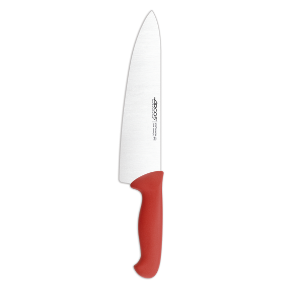 Нож поварской Arcos 2900 красный, 250 мм. (290822) Нож поварской Arcos 2900 красный, 250 мм. (290822)