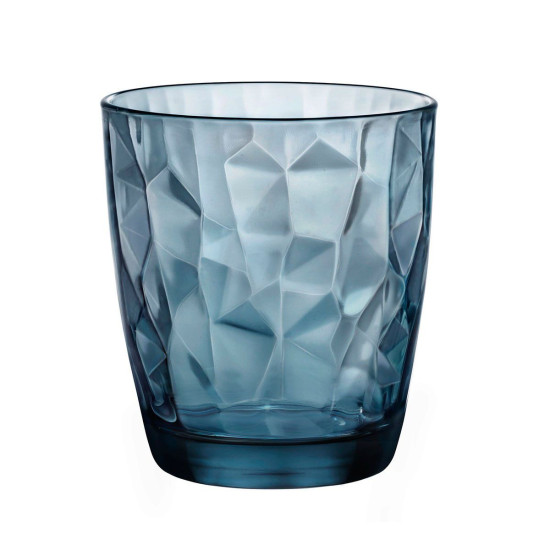 Стакан Bormioli Rocco DIAMOND Ocean Blue, 305 мл.