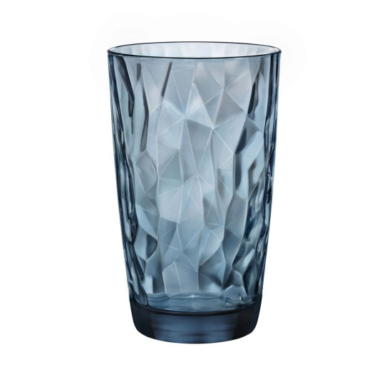 Склянка Bormioli Rocco DIAMOND Ocean Blue, 470 мл.