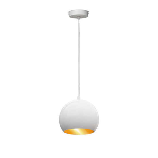 Подвесной светильник MSK Electric шар, ширина 180 мм. (NL 1815 WH+GD)