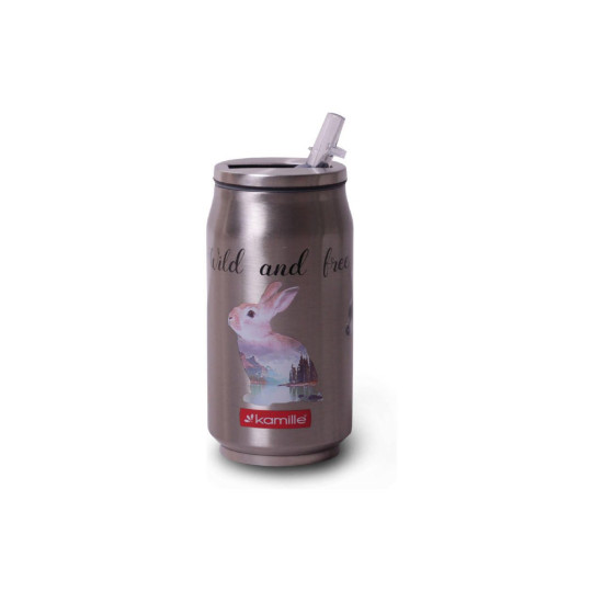 Термобутылка Kamille Wild And Free, 300 мл.