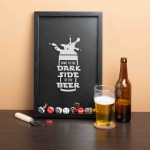 Копилка для пивных крышек Бери-Дари "Come to the dark side of the beer", черная/черная