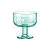 Креманка для мороженного Bormioli Rocco GRAPHICA DESSERT GREEN, 280 мл.