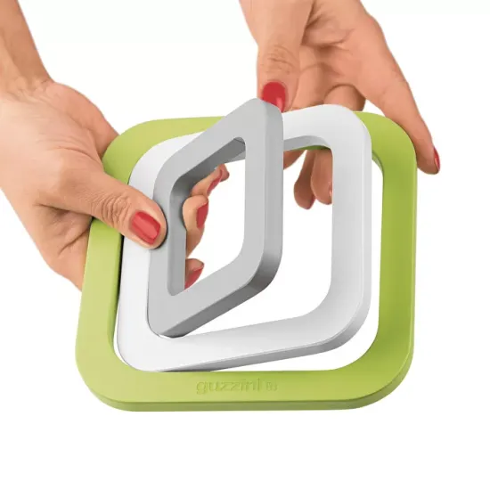 Набор подставок под горячее Guzzini KITCHEN ACTIVE DESIGN, 3 шт, яблочно зеленый (29230084) Набор подставок под горячее Guzzini KITCHEN ACTIVE DESIGN, 3 шт, яблочно зеленый (29230084)