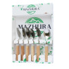 Набор чайных ложек MAZHURA BEECH WOOD, 6 приборов