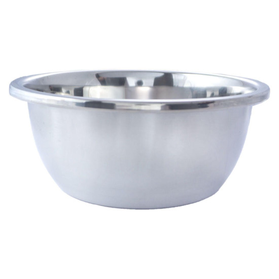 Миска нержавеющая плоское дно Kamille, 300 мм.