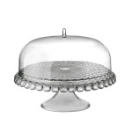 Тортовница с крышкой Guzzini TIFFANY, серый (19940092)