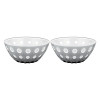 Набор салатников Guzzini LE MURRINE, 2 шт, 12 см,  серый/белый/прозрачный (279412148)