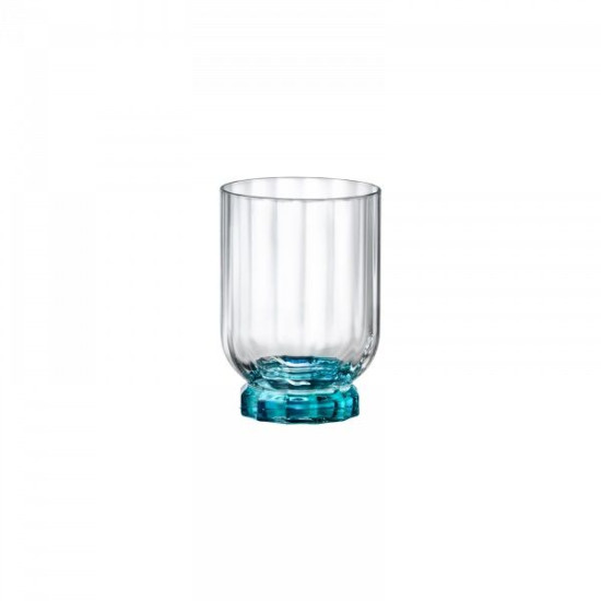 Склянка Bormioli Rocco FLORIAN ROCKS LUCENT BLUE, 300 мл. Склянка Bormioli Rocco FLORIAN ROCKS LUCENT BLUE, 300 мл.