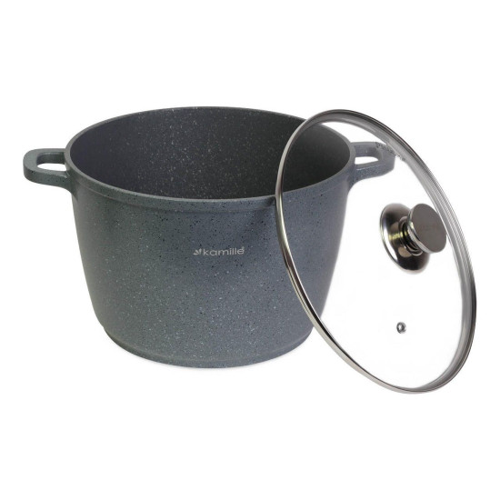 Кастрюля антипригарная Kamille Granite, 240 мм,  6,2 л.