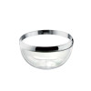 Миска-салатник Guzzini LOOK, 15 см., цвет: хром, прозрачный (16691516)