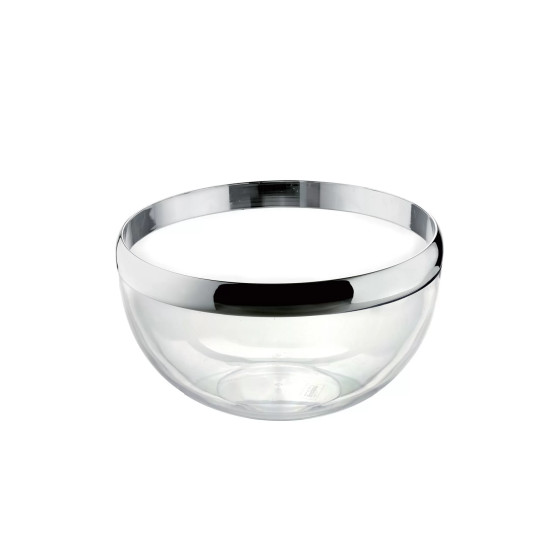 Миска-салатник Guzzini LOOK, 15 см., цвет: хром, прозрачный (16691516) Миска-салатник Guzzini LOOK, 15 см., цвет: хром, прозрачный (16691516)
