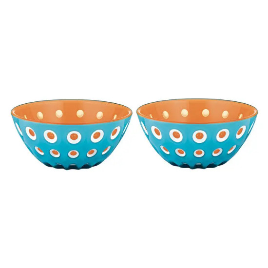 Набор салатников Guzzini LE MURRINE, 2 шт., 12 см,  голубой/оранжевый (279412145)